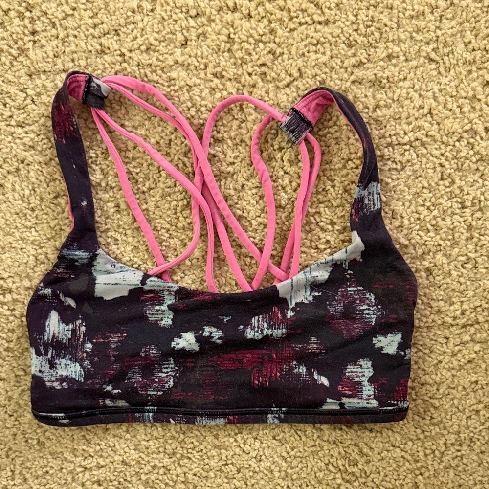 lululemon athletica Multicolor Strappy Sports Bra